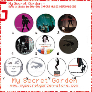 Michael Jackson - History Pinback Button Badge Set 1a or 1b ( or Hair Ties / 4.4 cm Badge / Magnet / Keychain Set )